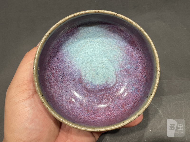 明 钧窑红斑钵 - 图6